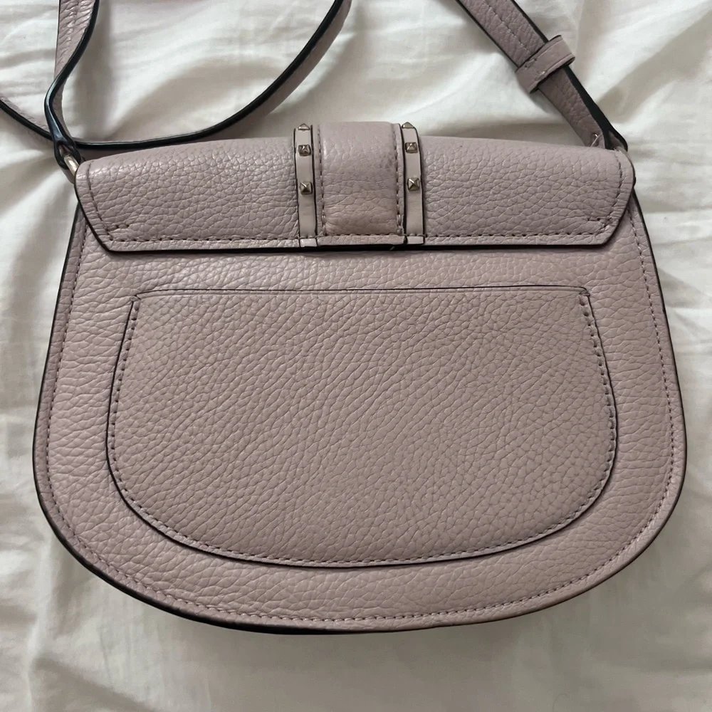 Michael Kors Women's Pebbled Leather Crossbody Bag in Taupey Mauve